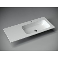 Раковина Ceramicanova Grace CN7015 встраиваемая, 101 х 45.7 см, правая, белый, сантехфарфор