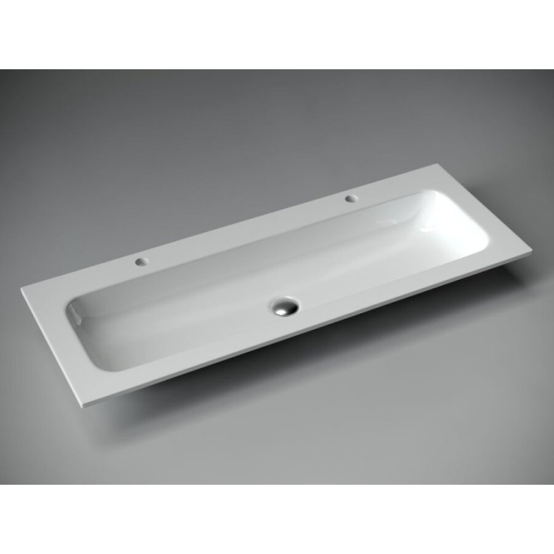 Раковина Ceramicanova Grace CN7016 встраиваемая, 121 х 45.7 см, белый, сантехфарфор