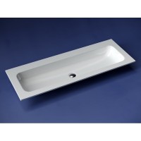 Раковина Ceramicanova Grace CN7016wx, 121 см, сантехфарфор, белая