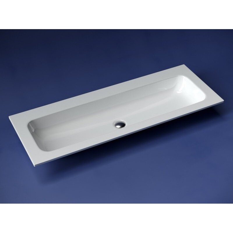Раковина Ceramicanova Grace CN7016wx, 121 см, сантехфарфор, белая