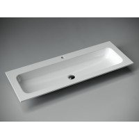 Раковина Ceramicanova Grace CN7017 121 x 45.7 x 13.7 см, накладная, прямоугольная, сантехфарфор