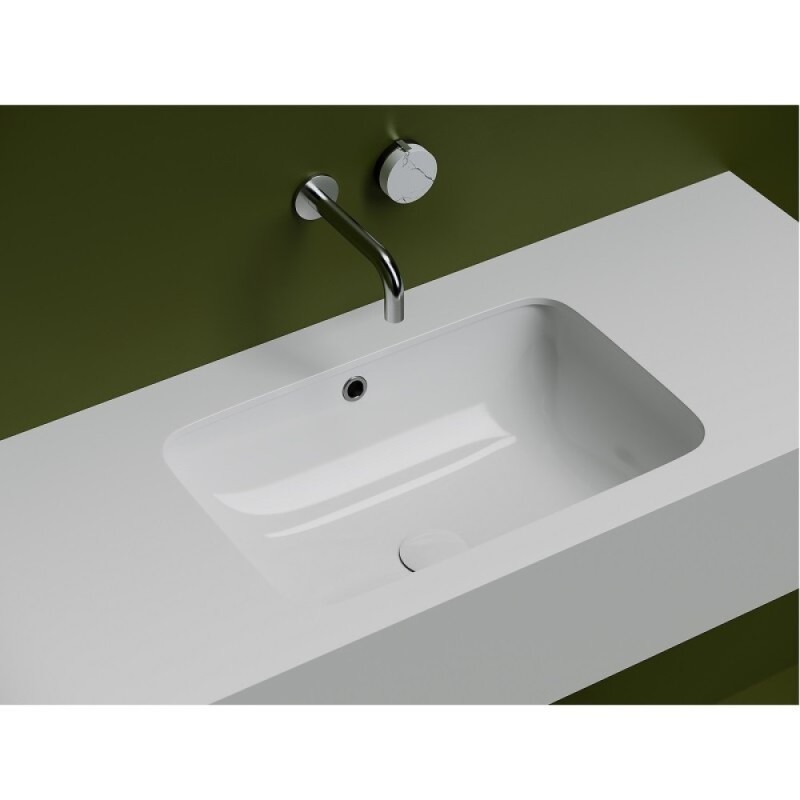 Раковина Ceramicanova Element CN7018, 54 см, сантехфарфор, белый