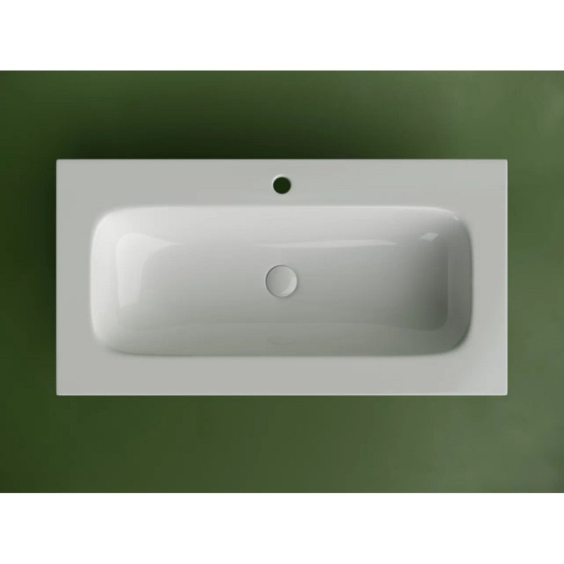 Раковина Ceramicanova Grace CN7019, 91 см, сантехфарфор, белый