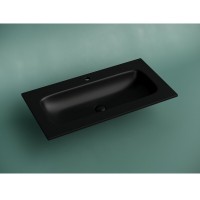 Раковина Ceramicanova Grace CN7019MB, 91 см, сантехфарфор, черный матовый