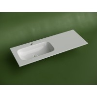 Раковина Ceramicanova Grace CN7020 встраиваемая, 121 х 45.7 см, левая, белый, сантехфарфор