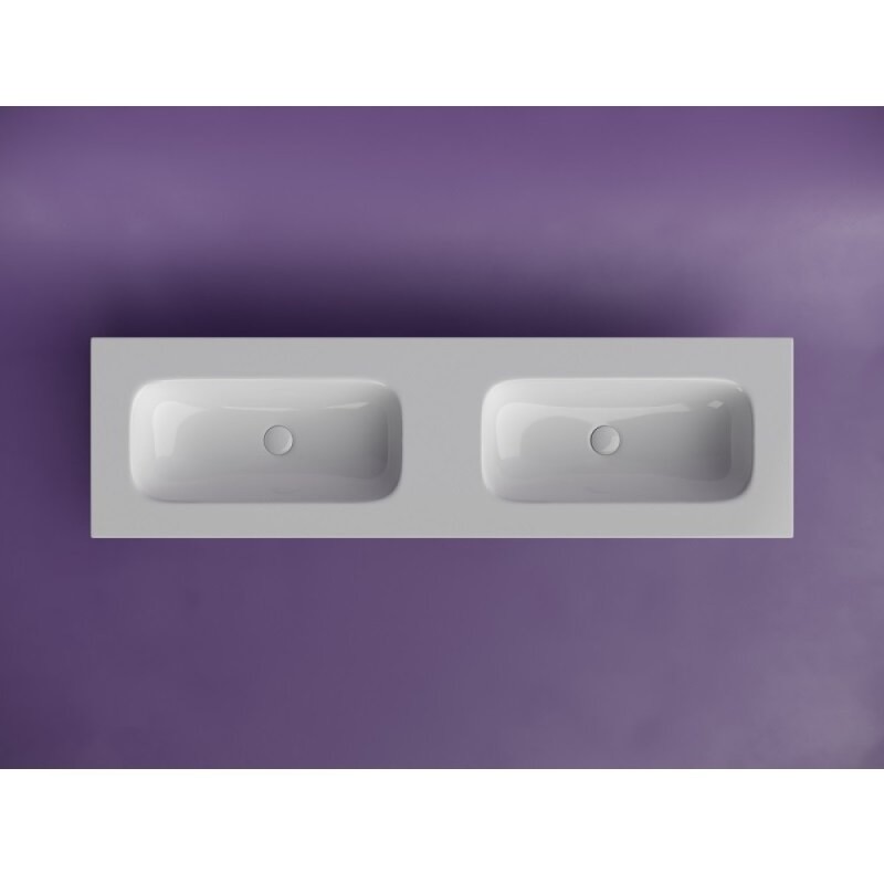 Раковина Ceramicanova Grace CN7023wx, 161 см, сантехфарфор, белый