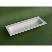 Раковина Ceramicanova Grace CN7024, 120 см, сантехфарфор, белый