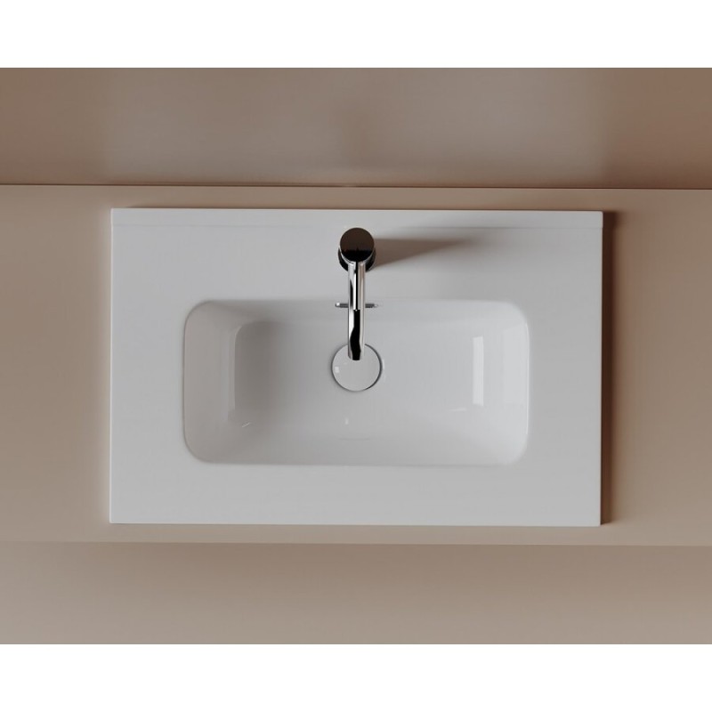 Раковина Sancos Compact CN7025, 60 см, фарфор, белая