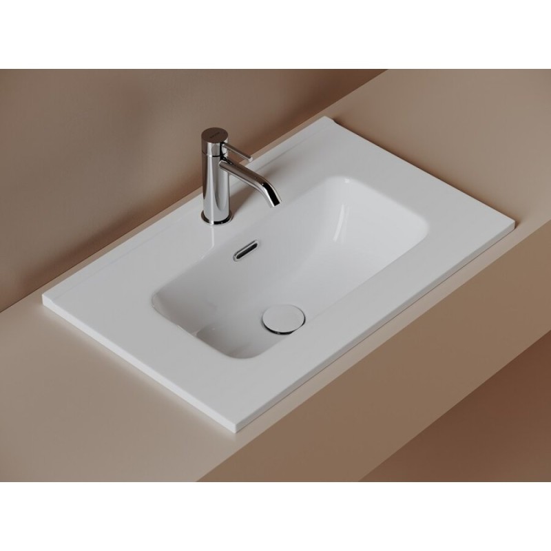 Раковина Sancos Compact CN7025, 60 см, фарфор, белая