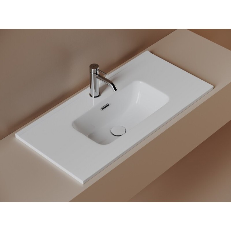 Раковина Sancos Compact CN7026, 80 см, фарфор, белая