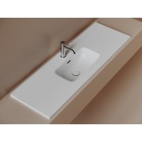 Раковина Sancos Compact CN7028, 120 см, фарфор, белая