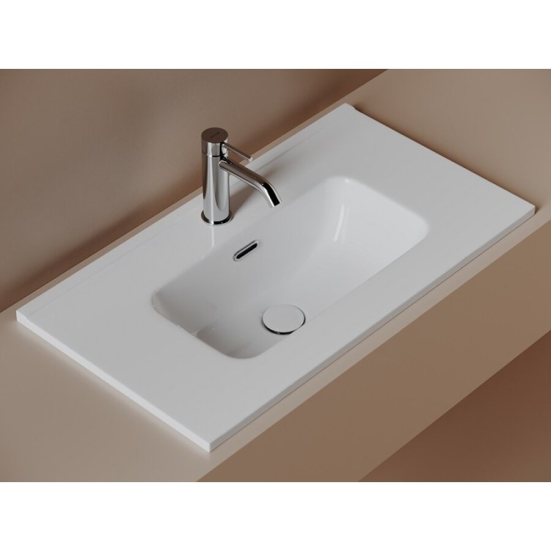 Раковина Sancos Compact CN7029, 70 см, фарфор, белая