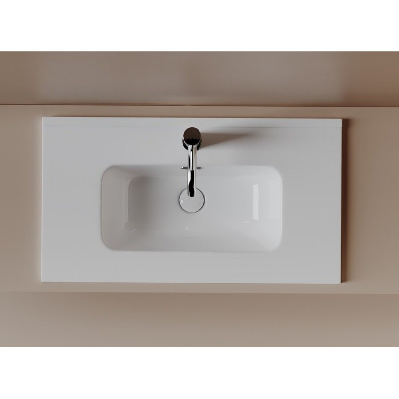 Раковина Sancos Compact CN7029, 70 см, фарфор, белая
