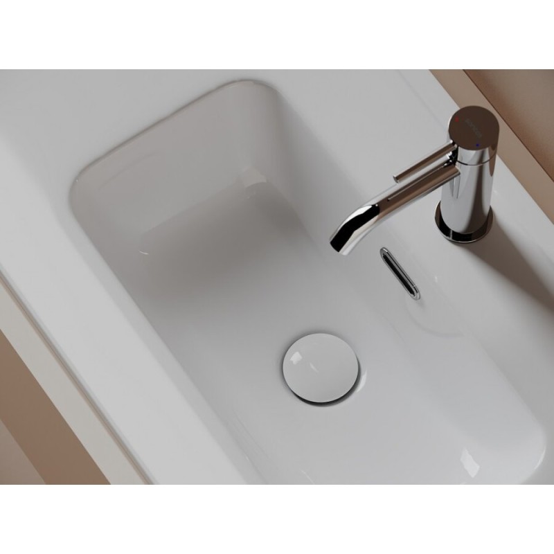 Раковина Sancos Compact CN7030, 90 см, фарфор, белая