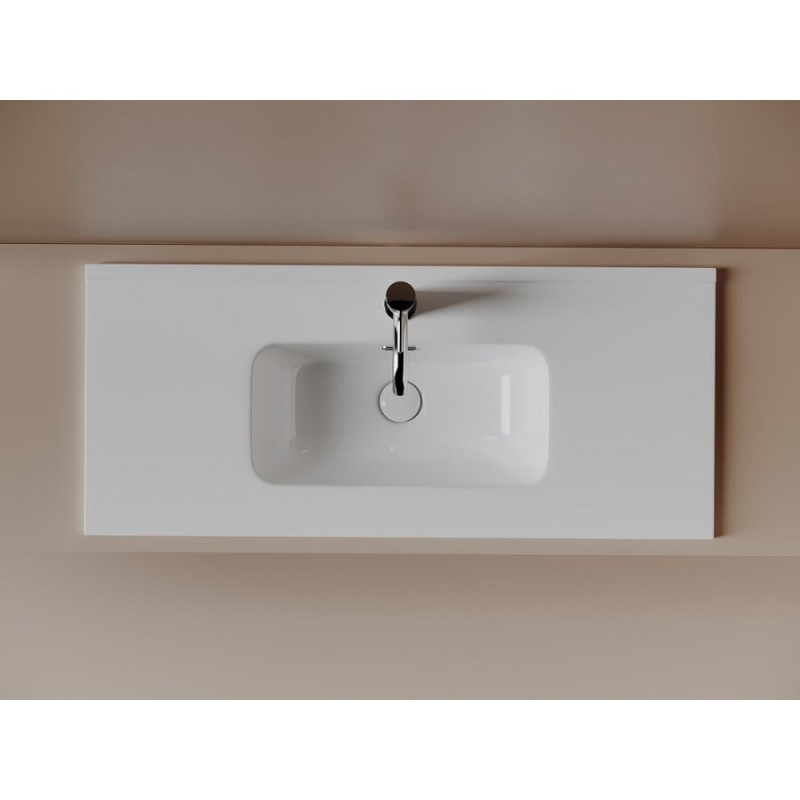 Раковина Sancos Compact CN7030, 90 см, фарфор, белая