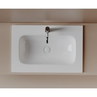 Раковина Ceramicanova Grace CN7031, 70 см, фарфор, белый