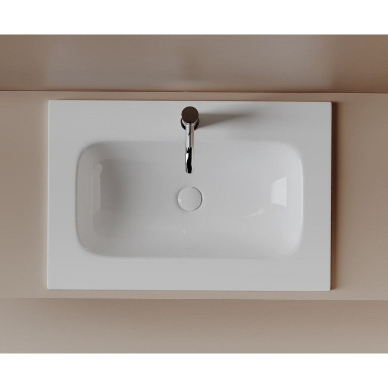 Раковина Ceramicanova Grace CN7031, 70 см, фарфор, белый