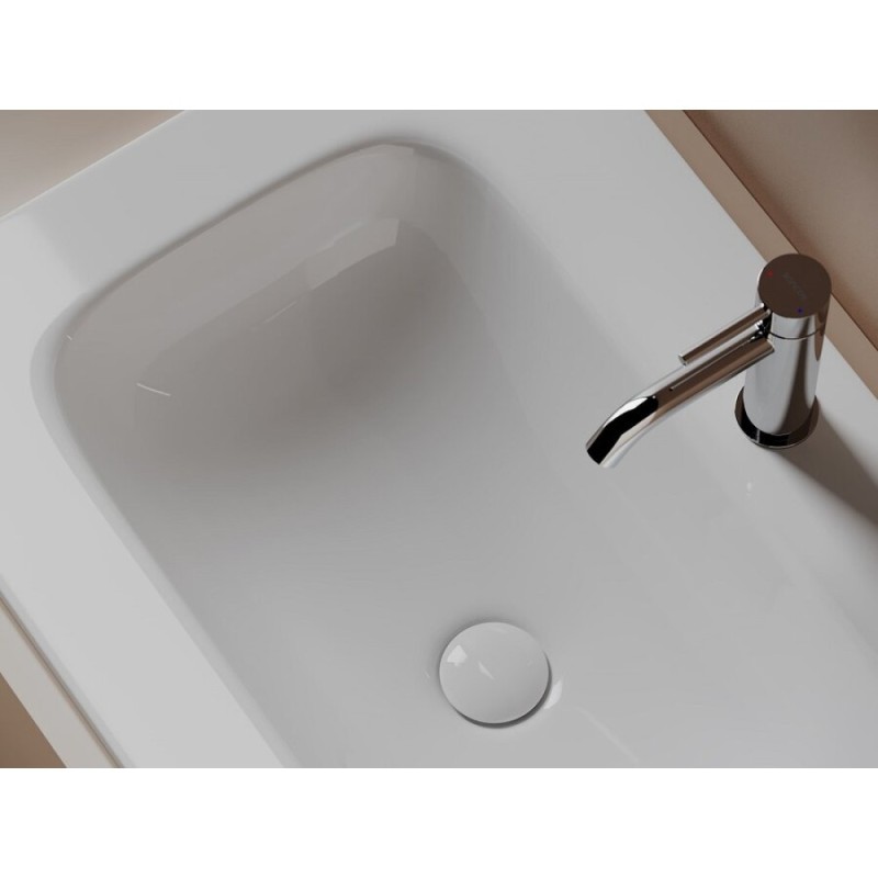 Раковина Ceramicanova Grace CN7031, 70 см, фарфор, белый