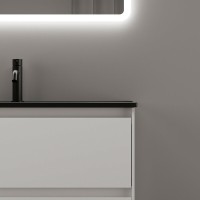 Тумба под раковину Sancos Cento CN80W 80, подвесная, белый глянец