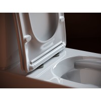 Напольный унитаз Ceramicanova с бачком Alfa CN9002 Rimless, безободковый, крышка микролифт, белый, сантехфарфор
