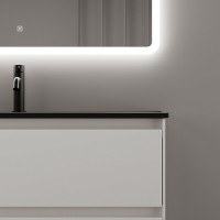 Тумба под раковину Sancos Cento CN90W 90, подвесная, белый глянец