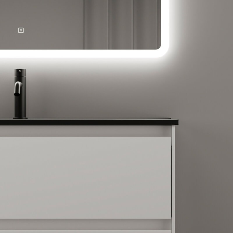 Тумба под раковину Sancos Cento CN90W 90, подвесная, белый глянец