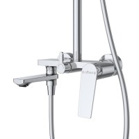 Комплект смесителей Cezares COMFORT-CVD/LS-01, для ванны и душа, для раковины, хром