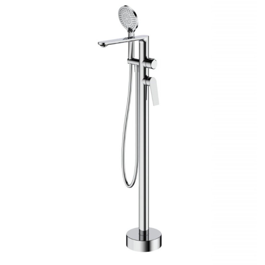 Смеситель для ванны и душа Cezares COMFORT-VDP-01, напольный, хром