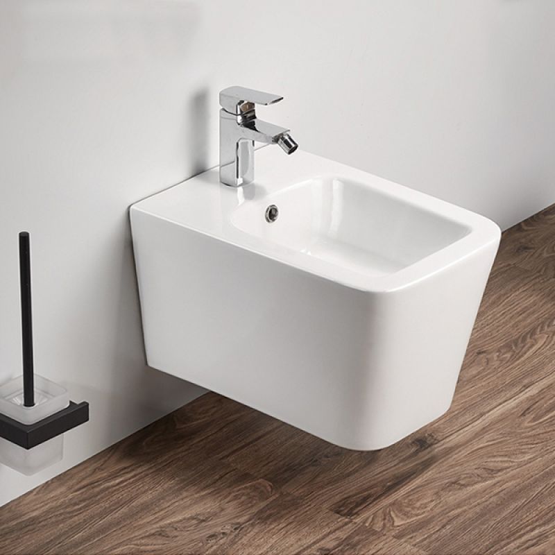 Подвесное биде Comforty 00-00012850 с переливом Белый