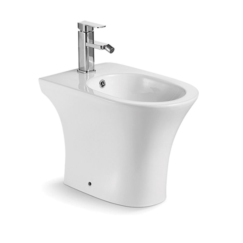 Напольное биде Comforty 00-00012870 с переливом Белый