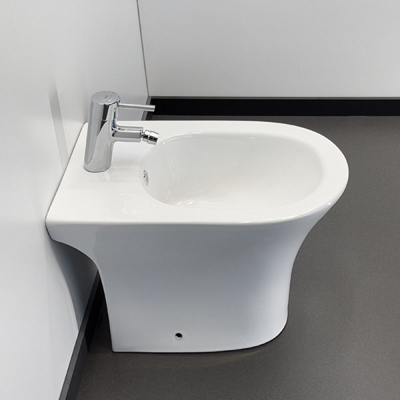 Напольное биде Comforty 00-00012870 с переливом Белый