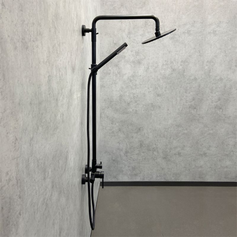 Душевая система Comforty FF018W-CMT 00004149952 Черный матовый