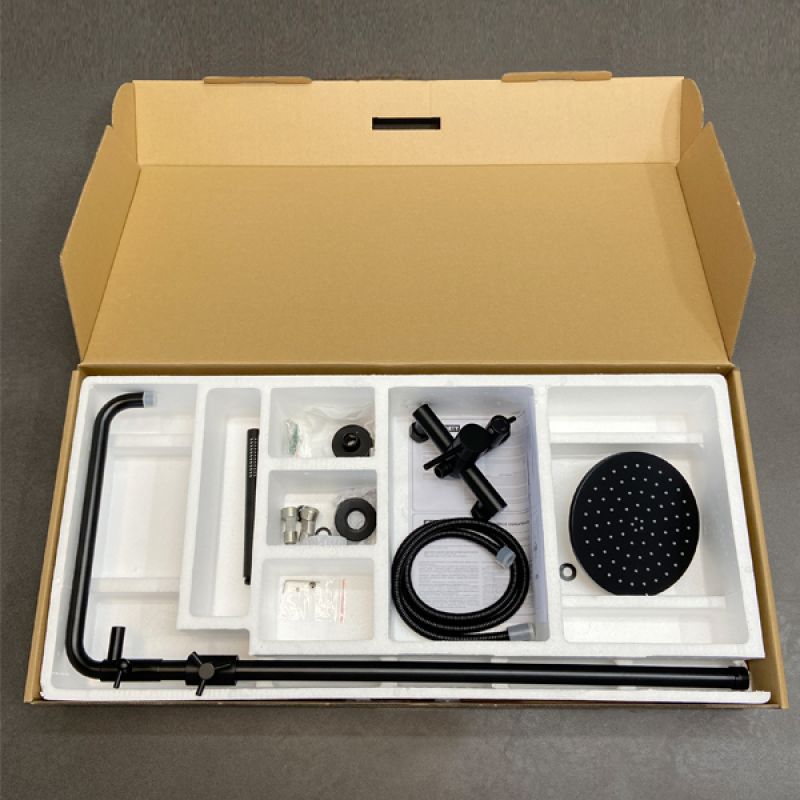 Душевая система Comforty FF018W-CMT 00004149952 Черный матовый