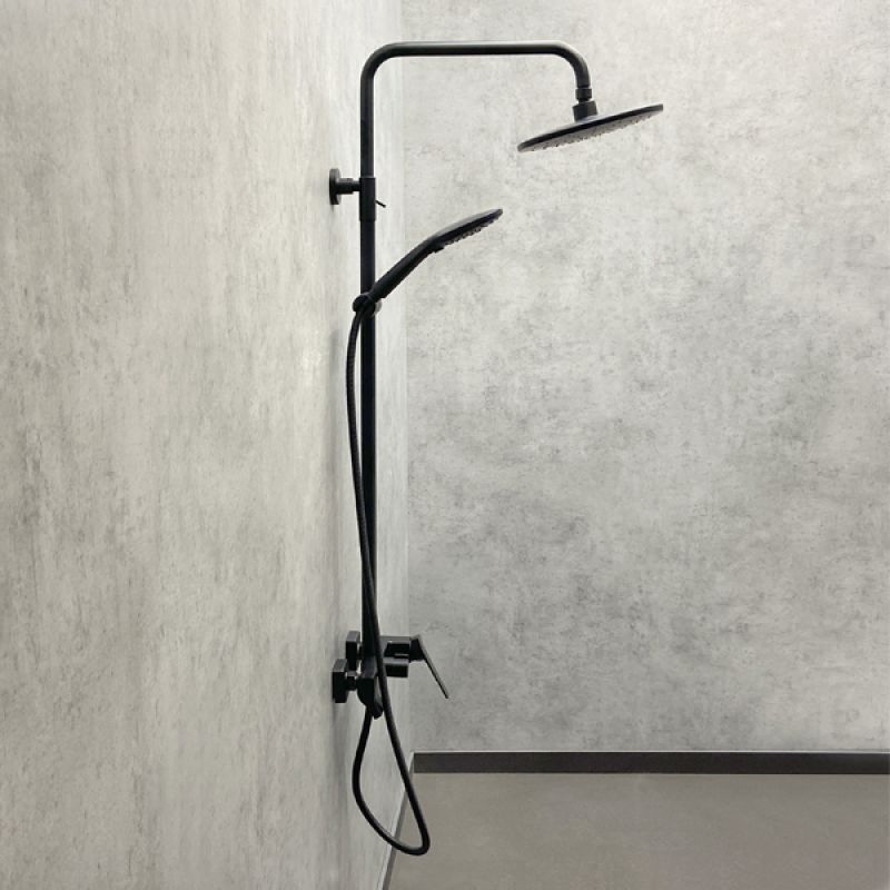 Душевая система Comforty FF071R-CMT 00-00004528 Черный матовый