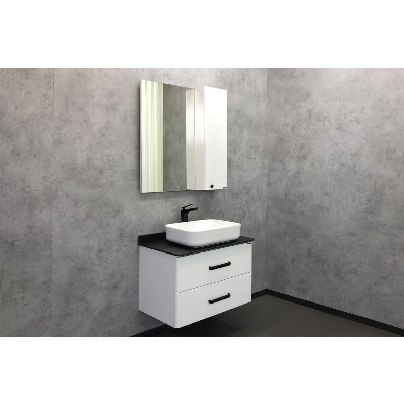 Зеркало-шкаф Comforty "Амстердам-75" 00004144209 белый