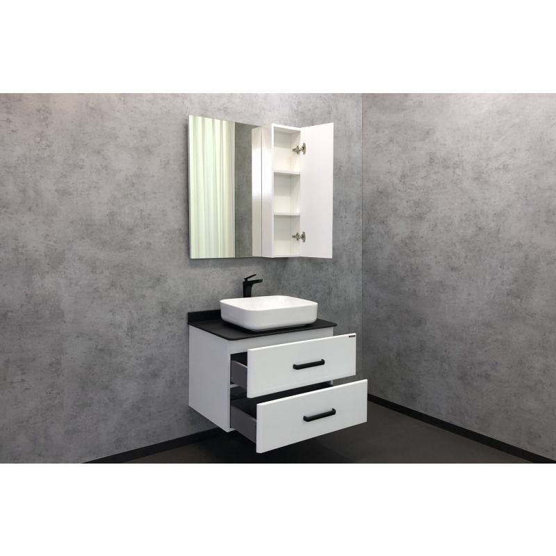 Зеркало-шкаф Comforty "Амстердам-75" 00004144209 белый