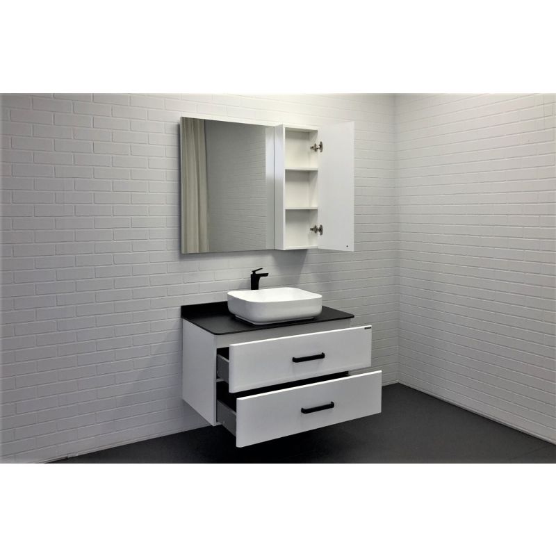 Зеркало-шкаф Comforty "Амстердам-95" 00004143986 белый