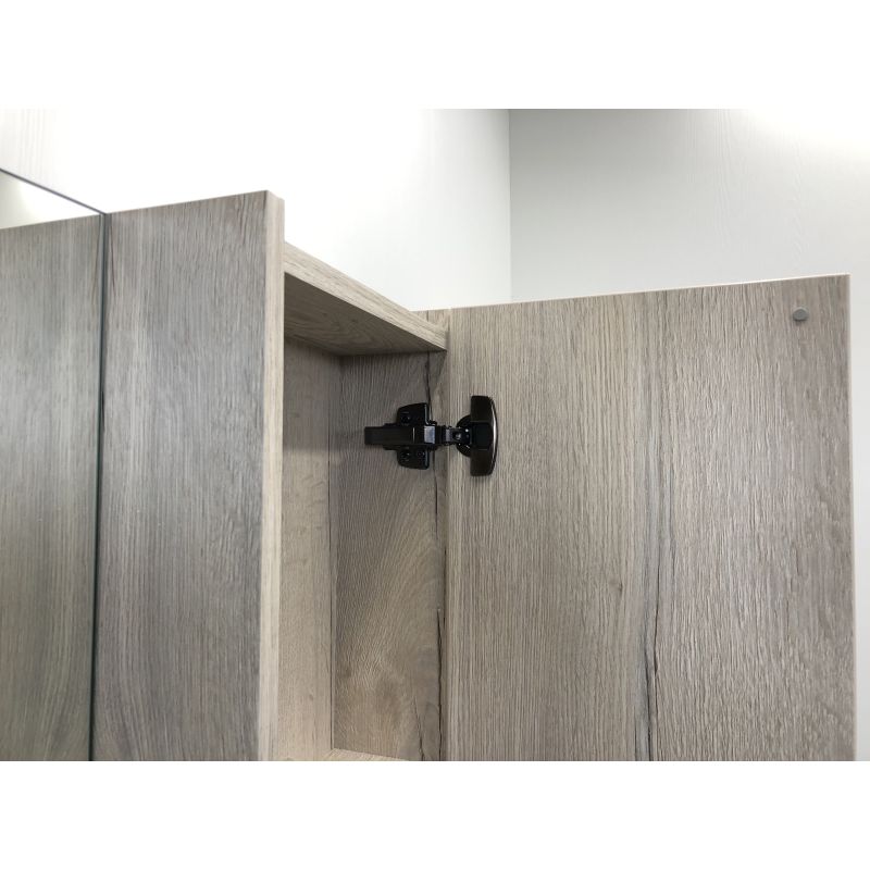 Зеркало-шкаф Comforty "Бонн-90" 00-00001951 дуб дымчатый 