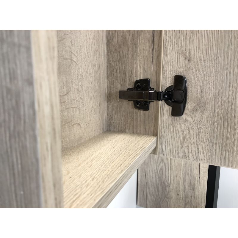 Зеркало-шкаф Comforty "Бонн-90" 00-00001951 дуб дымчатый 