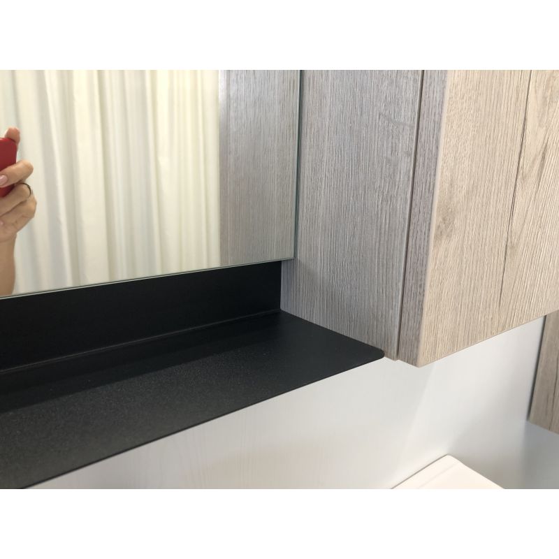 Зеркало-шкаф Comforty "Бонн-90" 00-00001951 дуб дымчатый 