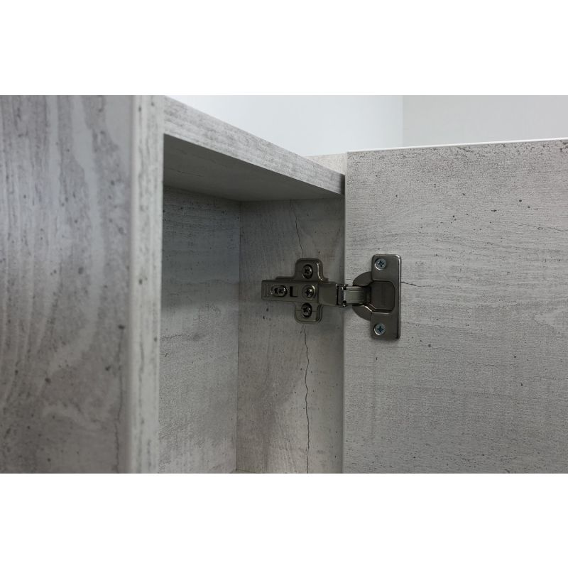 Зеркало-шкаф Comforty "Бремен-90" 00004142374 дуб белый