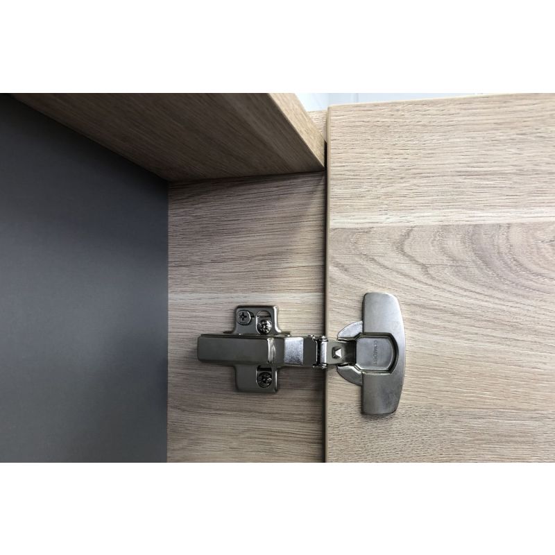 Зеркало-шкаф Comforty "Дуэт-75" 00-00009924 дуб натуральный