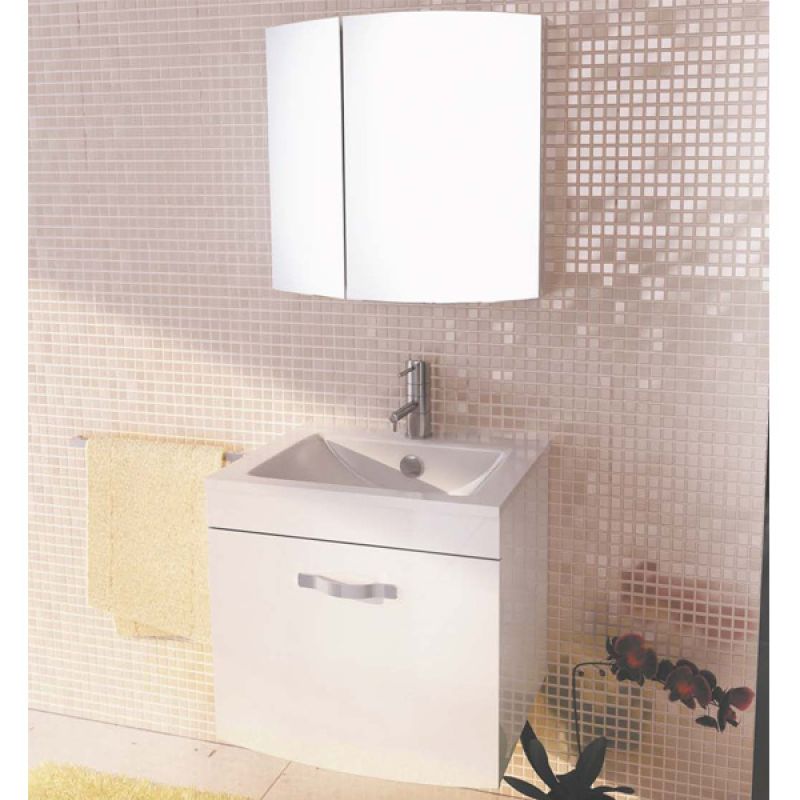 Зеркало-шкаф Comforty "Лаура-60-2" 00003119850 белый