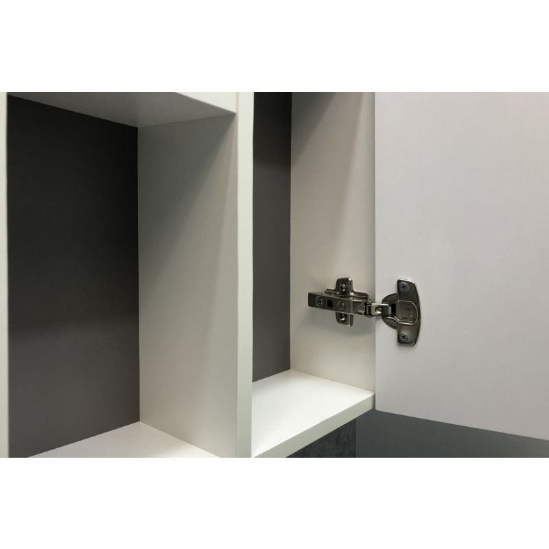 Зеркало-шкаф Comforty "Милан-120" 00004136261 белый глянец