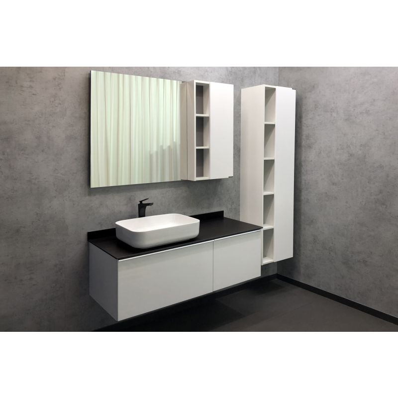 Зеркало-шкаф Comforty "Милан-120" 00004136261 белый глянец