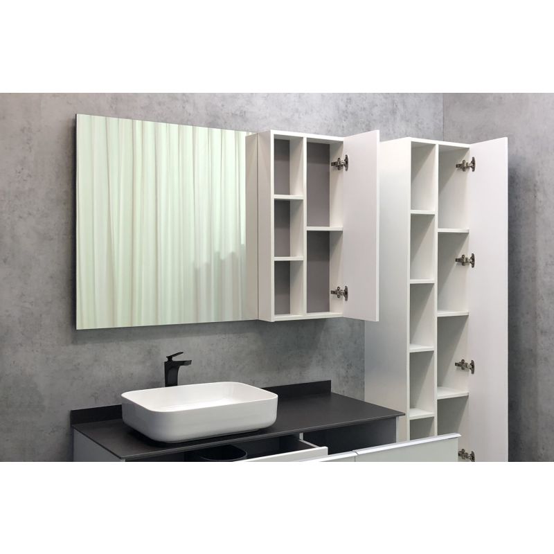 Зеркало-шкаф Comforty "Милан-120" 00004136261 белый глянец