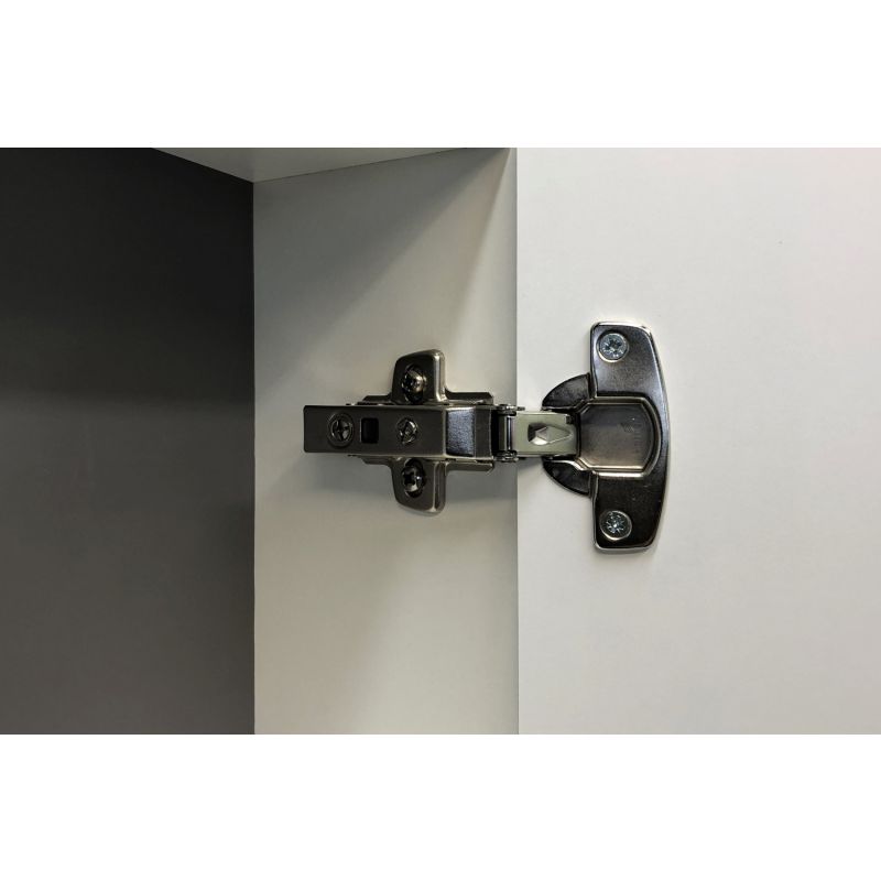 Зеркало-шкаф Comforty "Милан-90" 00004137130 белый глянец