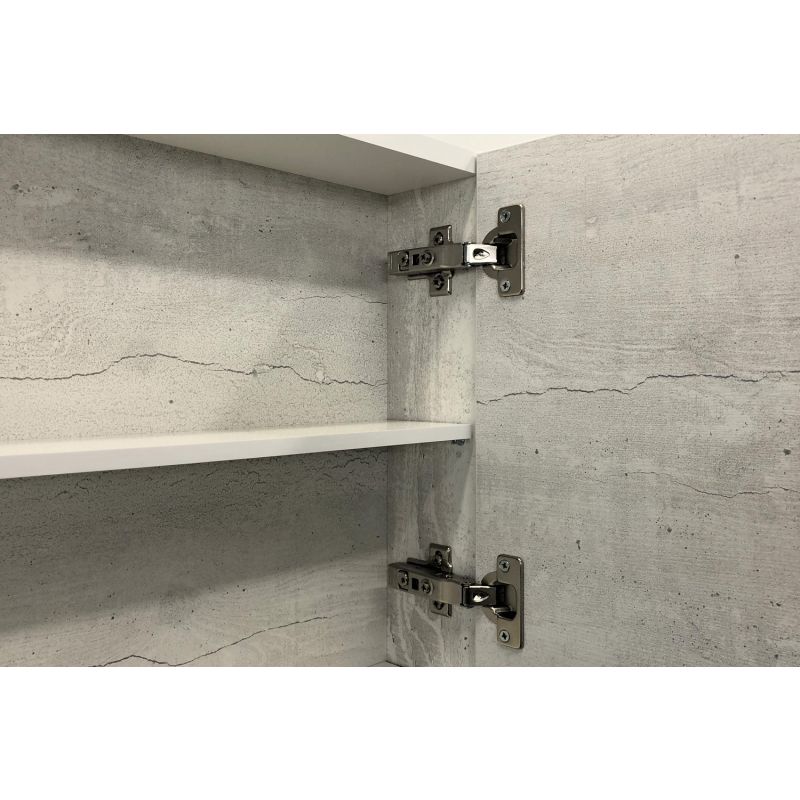 Зеркало-шкаф Comforty "Никосия-80" 00004138838 дуб белый