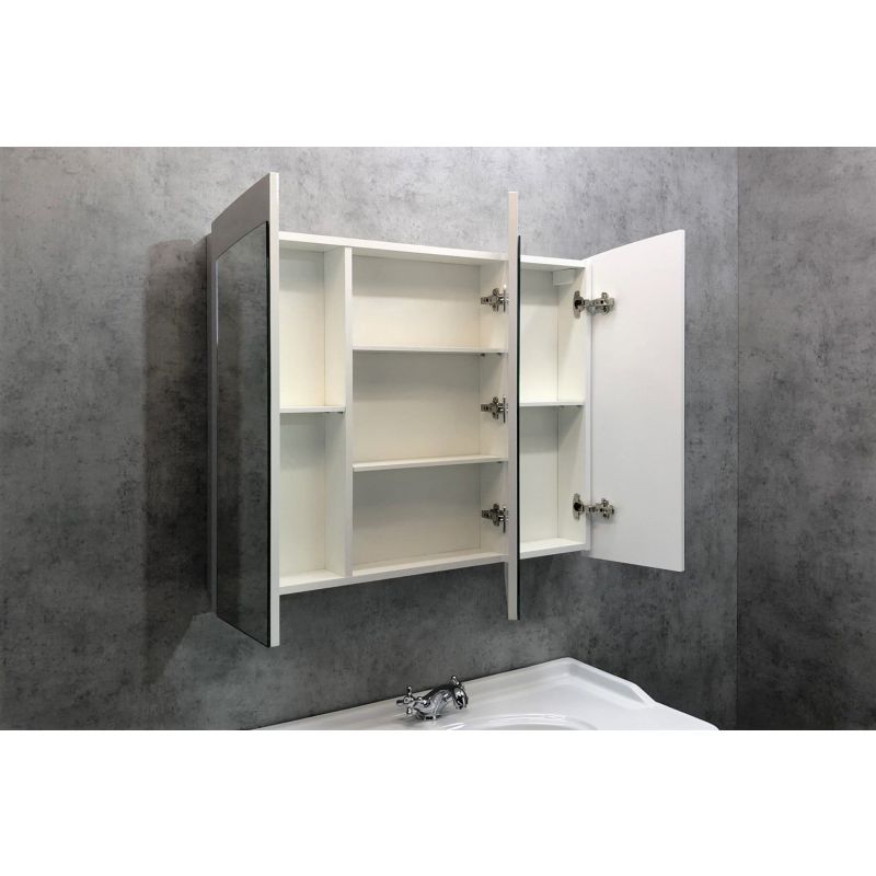 Зеркало-шкаф Comforty "Палини-100" 00004147994 белый глянец