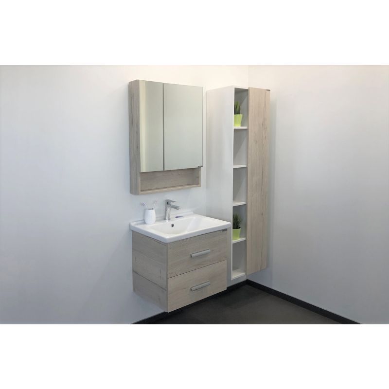 Зеркало-шкаф Comforty "Парма-60" 00004143488 дуб дымчатый